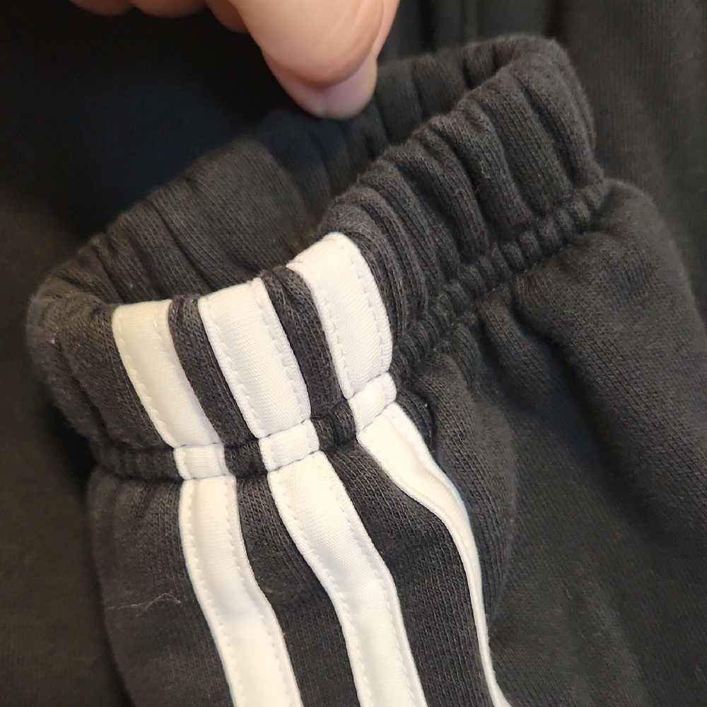 Adidas Kids Fleece Joggers Size 8 - Picture 3 of 6